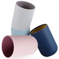 thumbnail image 4 of Toothbrush Cups Assorted Color 4Pcs 4.13X2.83X2.83in, 4 of 8