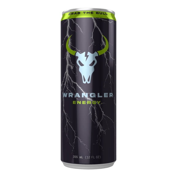 Wrangler Energy Drink, 12 fl. oz. Can, 114mg Caffeine, Taurine & B Vitamins