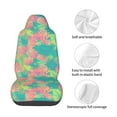 thumbnail image 3 of Rateoe Colorful Palm Leaves Print Car Seat Cover,Elastic Car Seat Protector,Washable Durable Automotive Seat Cover Car Interior Accessories, 3 of 4