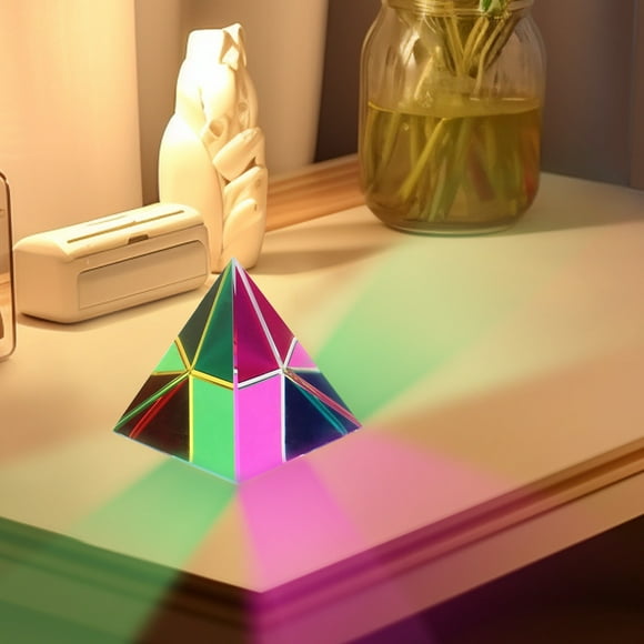Vaidha Colorful White Crystal Natural Crystal Quartz Chip Decorative Resin Stand - Office Desk Tabletop Ornament Stylish Gift Idea With Crystal Tower Design