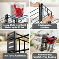 thumbnail image 4 of Pots and Pans Organizer Under Cabinet - 8-Tier Adjustable Pan Organizer Rack for Cabinet - Heavy-Duty Pot & Pan Organizer - Perfect to Store Pots, Pans, Lids - Easy Kitchen Organization and Storage, 4 of 5