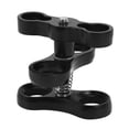thumbnail image 3 of 3X Aluminum Alloy Scuba Diving Light Torch Dual Ball Joint Arm and 3 Butterfly Clip Clamp Mount for Photography Camera, 3 of 8
