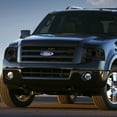 thumbnail image 3 of DNA Motoring For 07-14 Ford Expedition LED DRL Smoked Amber Projector Headlight Lamps Pair, 3 of 12