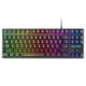 thumbnail image 1 of Teclado con retroiluminación LED con cable PC de 87 teclas Teclados mecánicos iluminados Negro Resistencia a derrames Accesorios para portátiles Regalos para niños Tableta Negro, un solo color Vogacara EL005048-01B, 1 of 2