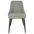 thumbnail image 4 of Cosmo Upholstered Dining Side Chair Light Grey (Set of 2), 4 of 12