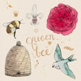 thumbnail image 2 of Elliot, Kerri  12x12 Gold Ornate Wood Framed with Double Matting Museum Art Print Titled - Queen Bee, 2 of 4