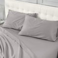 thumbnail image 5 of Warmstar 100% Cotton Twin Flat Sheet Only,600 Thread Count Sateen Soft Breathable Durable Twin Size Flat Bed Sheet 1 Pcs,Dark Gray., 5 of 5