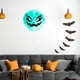 thumbnail image 3 of Adhesivo de pared redondo luminoso con forma de luna para habitación infantil, ideal para Halloween. mueca 5, 3 of 8