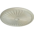 thumbnail image 3 of 33 1/8"OD x 3 1/2"ID x 1 3/8"P Leandros Ceiling Medallion (Fits Canopies up to 5"), Hand-Painted Flash Blue, 3 of 6