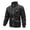 Black-2, variant on Mens Outdoor Jackets Lightweight Hiking Windproof Zip Up Tactical Jackets Casual Long Sleeve Workout Gym Cargo Coat