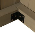 thumbnail image 5 of VEIKOUS 8ft x 4ft Wood Storage Shed W/Sloped Roof and Lockable Doors for Tool, Bike Shelter, Brown, 5 of 14