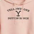 thumbnail image 3 of Yellowstone  - Stone Wilde Sinage -Adult Juniors Cropped Pullover Hoodie, 3 of 6
