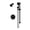 Matte Black, variant on Symmons S3598B15TRM Dia Hydromersion Pressure Balanced Shower System - Chrome