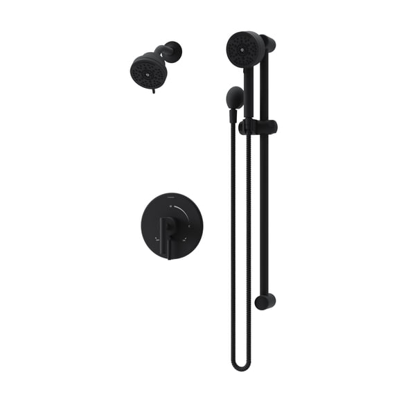 Symmons S3598BMB15TRM Dia Hydromersion Pressure Balanced Shower System - Black