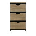 thumbnail image 3 of Freeport 3-Drawer Accent Storage Cabinet Engineered Wood in Oak Assembled, 3 of 10