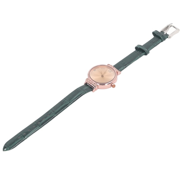 Relojes para Mujer Correa de Cuero Ultrafina Minimalista Reloj de Pulsera de Moda Informal Relojes para Mujer Analógicos de Cuarzo ANGGREK Otros