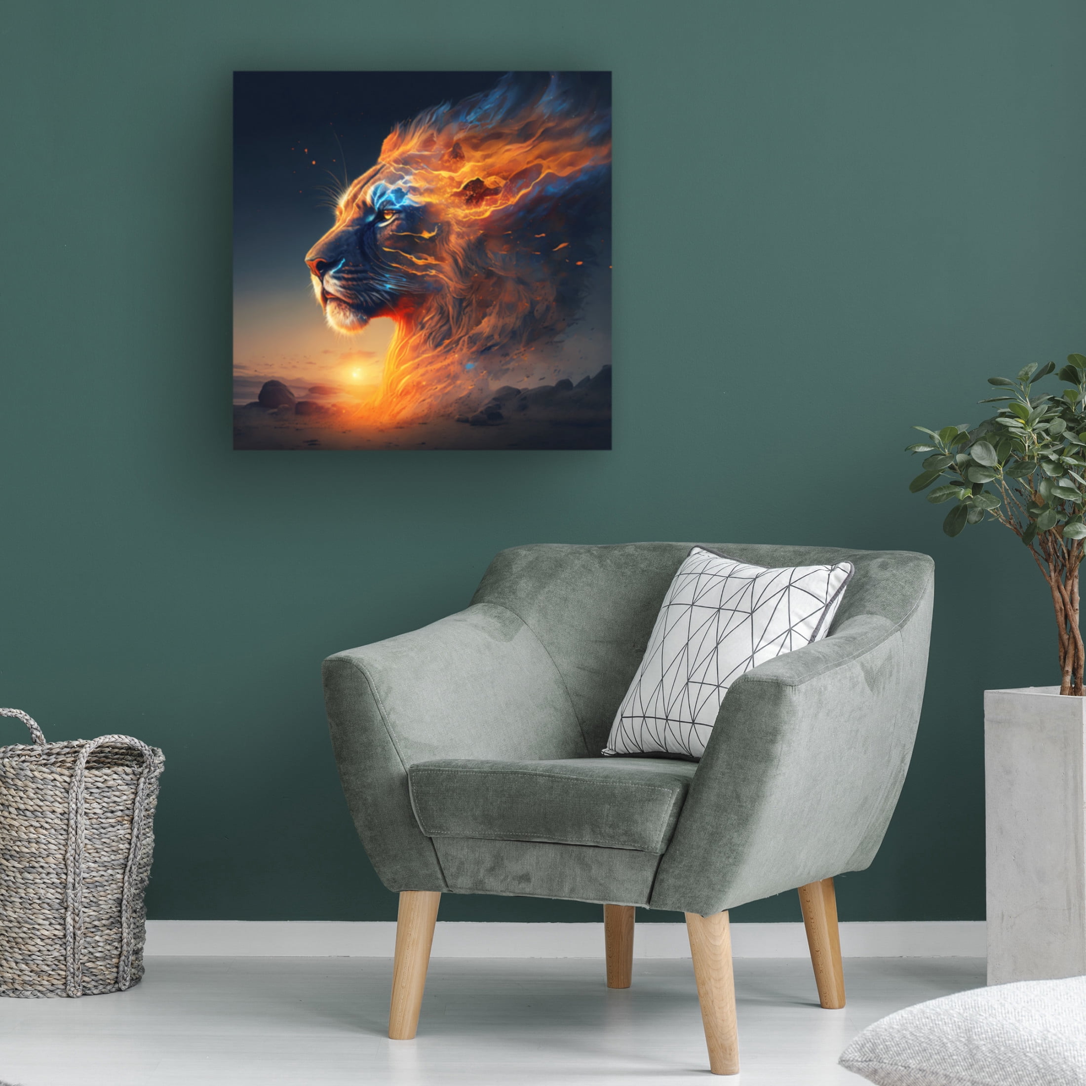 Canvas Wall Art - Ray Heere 'Desert Of Dreams 1' Wall Art for Living Room, Bedroom, or Office Décor by Trademark Fine Art - 18 x 18 Inches