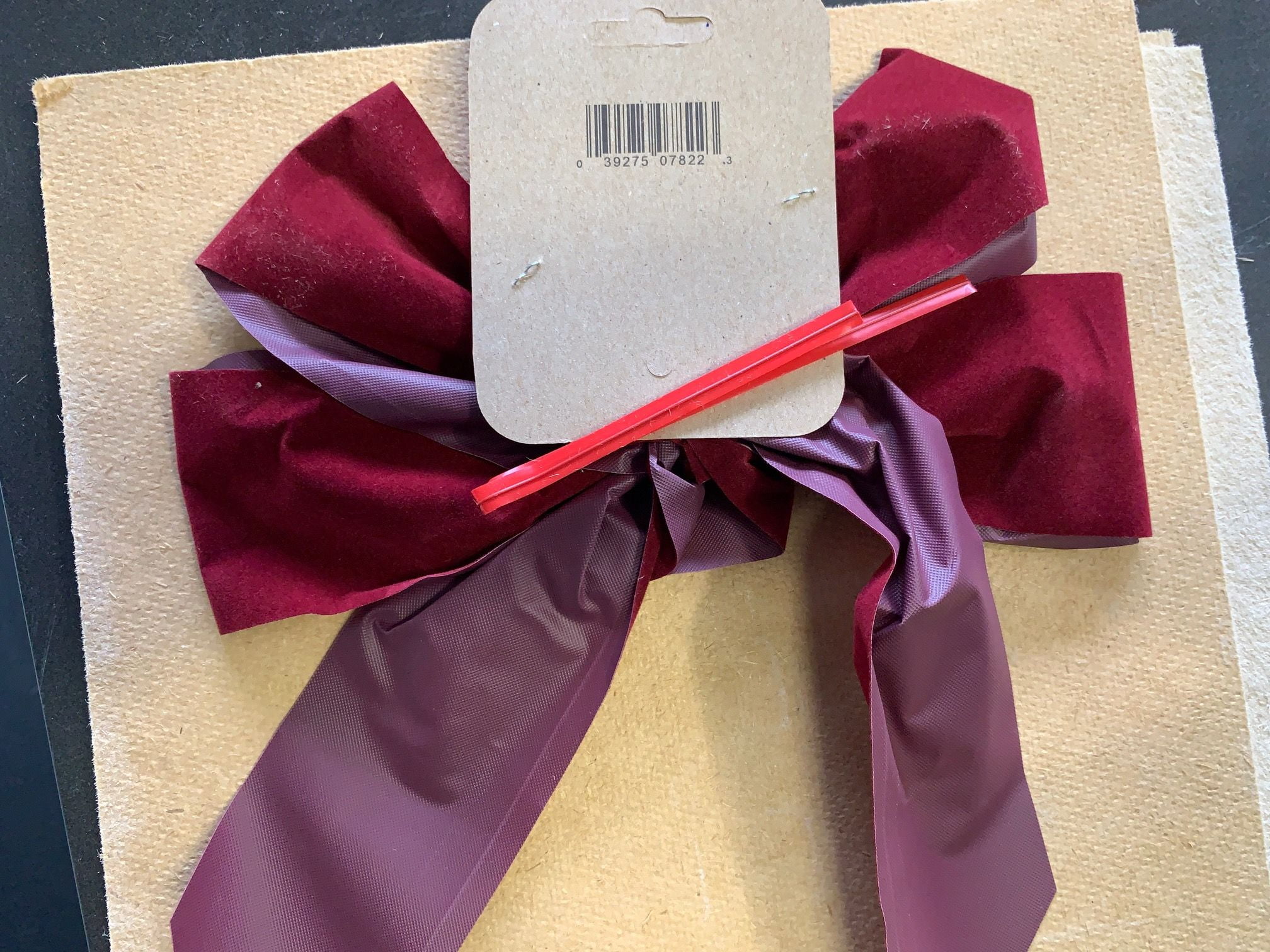 Holiday Trim 7822 10" x 13" x 3" 5 Loop Burgundy Velvet Holiday Christmas Bow - Quantity of 8