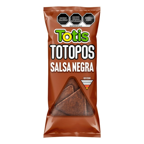 Botana Totis totopos salsa negra 120 g