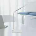 thumbnail image 4 of Lámpara de escritorio LED plegable con control táctil y nivel de luz ajustable (plateada), 4 of 7