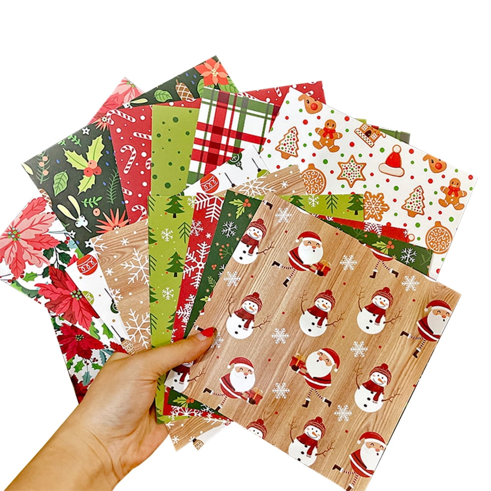 24 Sheets Vintage Scrapbook Paper Retro Pattern Paper Sheet Vintage Aesthetic Scrapbook Kit