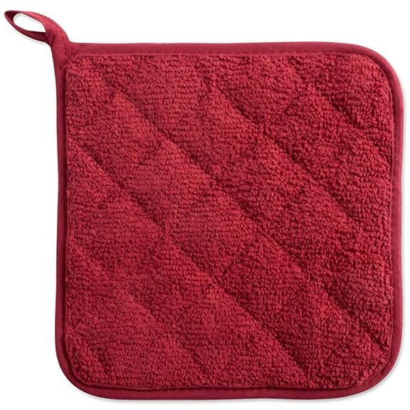 ACDANC 2 Piece Count 6 Color Cotton Pot Holder Set,Machine Washable Non-Slip Potholders for Kitchen Baking and Cooking,8 X 8"es