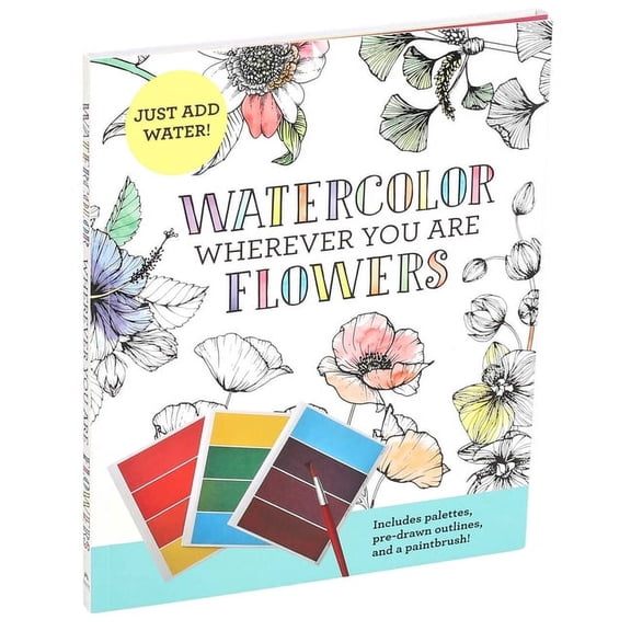 Watercolor Wherever You Are: Watercolor Wherever You Are: Flowers (Paperback)
