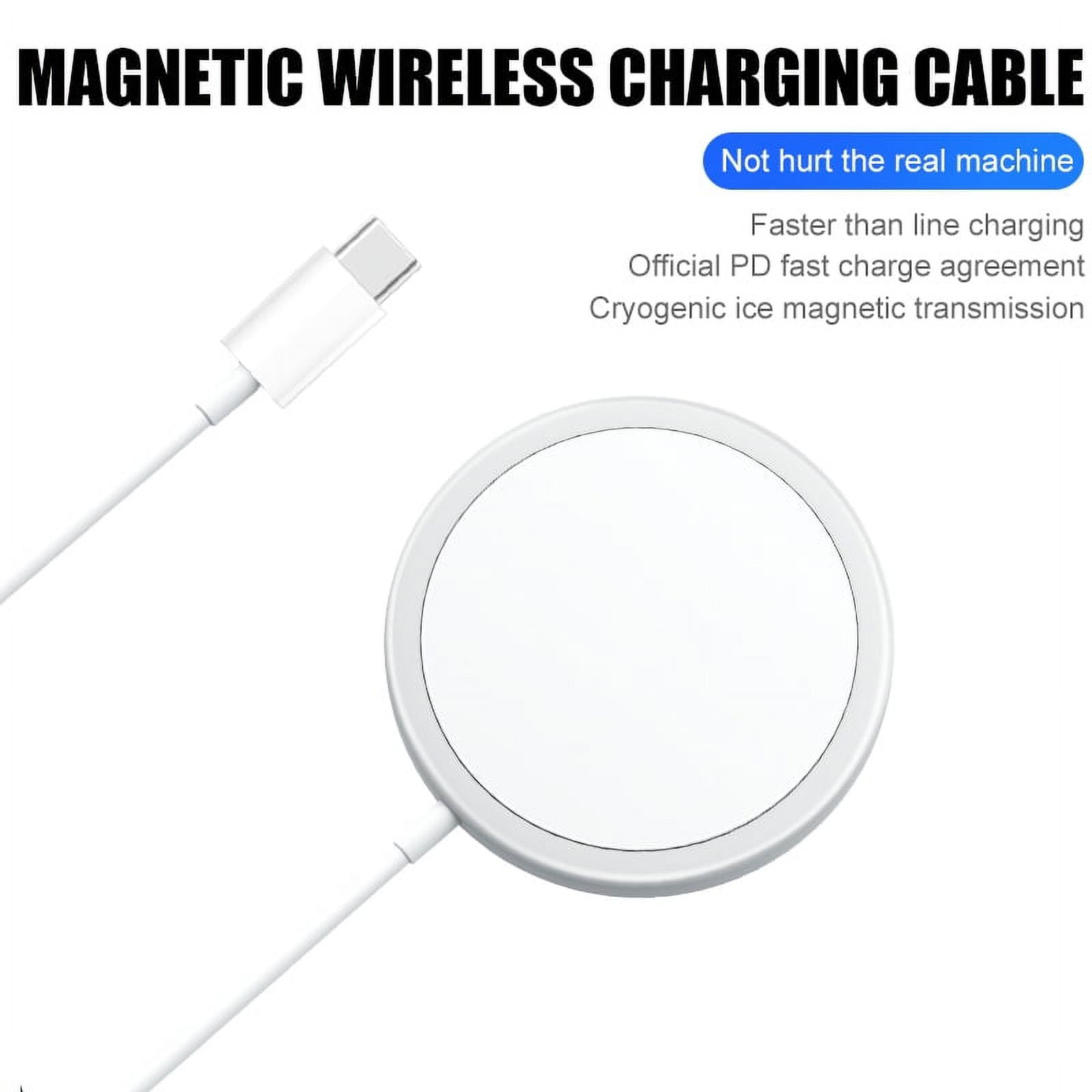 Amerteer Magnetic Wireless Charger, Fast Wireless Charger Compatible with Mag-Safe Charging, Wireless Charging Pad Compatible with iPhone 12/12 mini/12 Pro/12 Pro Max/AirPods Pro