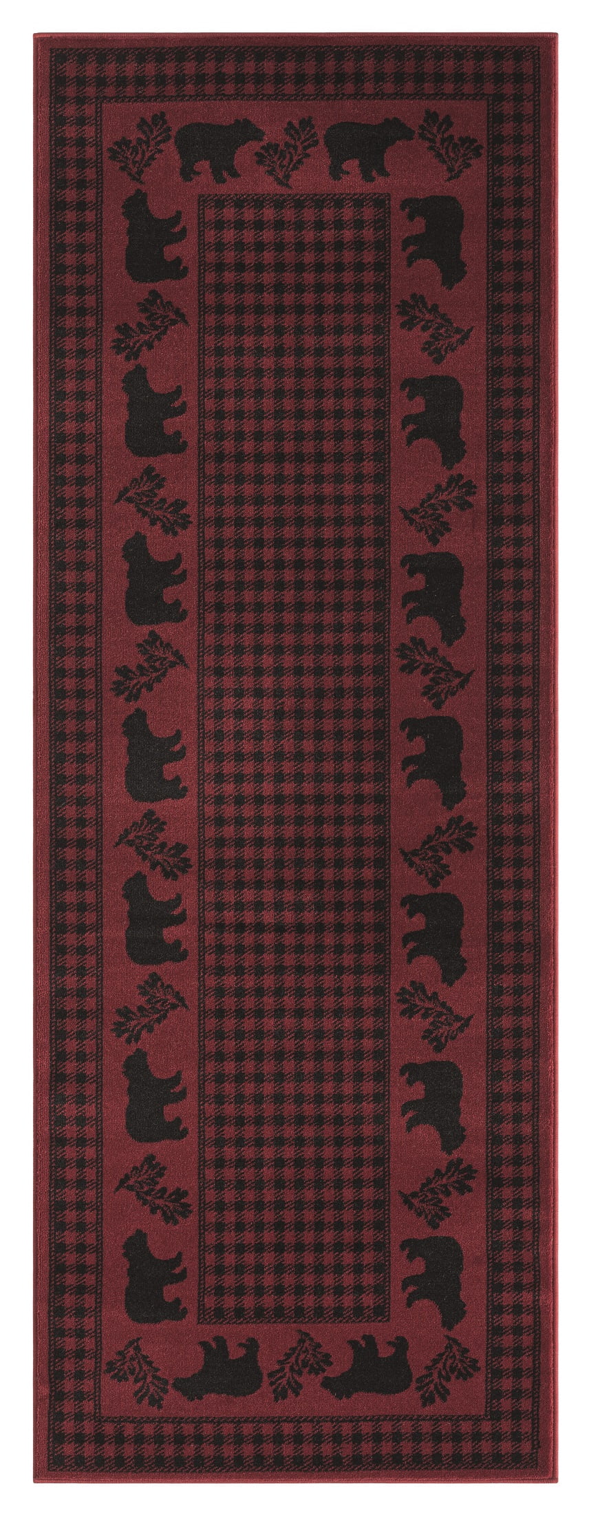 United Weavers Plateau Oakley Lodge Southwestern Runner Rug, Red, 2'7" x 7'2"