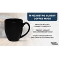 thumbnail image 3 of Large Coffee Cups 16 oz. Set of 10, Bulk Pack - Perfect for Tea, Espresso, Cappuccino, Hot Cocoa - Black, 3 of 5