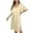 Beige, variant on GHSOHS Robes for Women Nightgown Womens Robes Solid Color Ice Silk Nightdress Summer Short Sleeve Women's Gown Sleepwear Sleepshirt Robe Pajamas Nightgown Homewear Lingerie