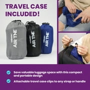 Cabeau AirTNE Inflatable Travel Neck Pillow, Lightweight, One Size, Midnight Black