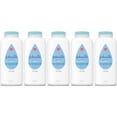 thumbnail image 2 of Johnson's Baby Powder Pure Cornstarch w/ Soothing Aloe & Vit E, 9oz, 5-Pack, 2 of 6