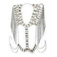 thumbnail image 1 of Colr de hombro nupcial Cadena de cuerpo de de imitación de cristal Pta Zulema  collar de cadena del cuerpo, 1 of 8
