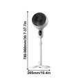 thumbnail image 3 of A High - Power Usb Rechargeable Remote - Controlled Oscillating Air Circulator Fan For Home And Office Use, 3 of 5