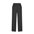 thumbnail image 4 of QUINDOS Black Women's Cargo Pants High Waisted Long Wide Leg Womens Fall Pants Harem Relaxed Fit Streetwear Streetwear Pants, 4 of 6