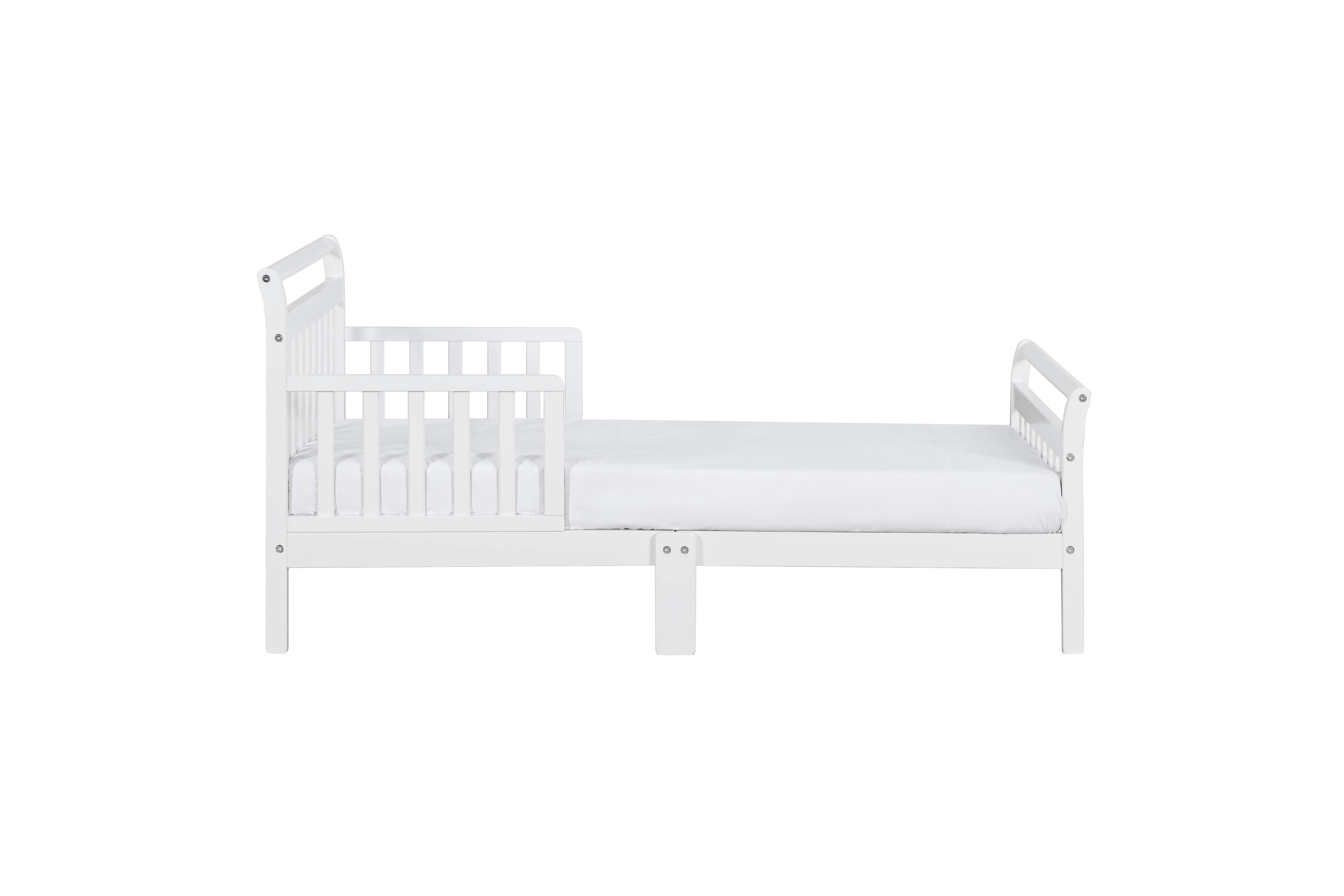 AFG Anna Classic Sleigh Toddler Bed, White
