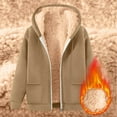thumbnail image 2 of Women's Heavyweight Zip Up Hoodie 2026 Casual Winter Warm Basic Hooded Sweatshirt with Pockets Jacket Outerwear, 2 of 4