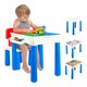 thumbnail image 1 of Mesa Didáctica Infantil Niños Con Silla Juego De Bloques 75p, 1 of 8