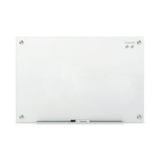 Quartet® Infinity Magnetic Glass Marker Board, 24" x 18", White Surface G2418W