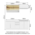 thumbnail image 3 of Cocina Integral Completa Madesa Glamy 200cm Con Tarja BB 09, 3 of 5