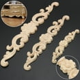 thumbnail image 4 of NUZYZ Wood Carved Corner Onlay Applique European Style Door Furniture Cabinet Decor, 4 of 6