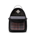 thumbnail image 2 of Mochila Herschel Nova de tela reciclada a cuadros negros de invierno, 2 of 8
