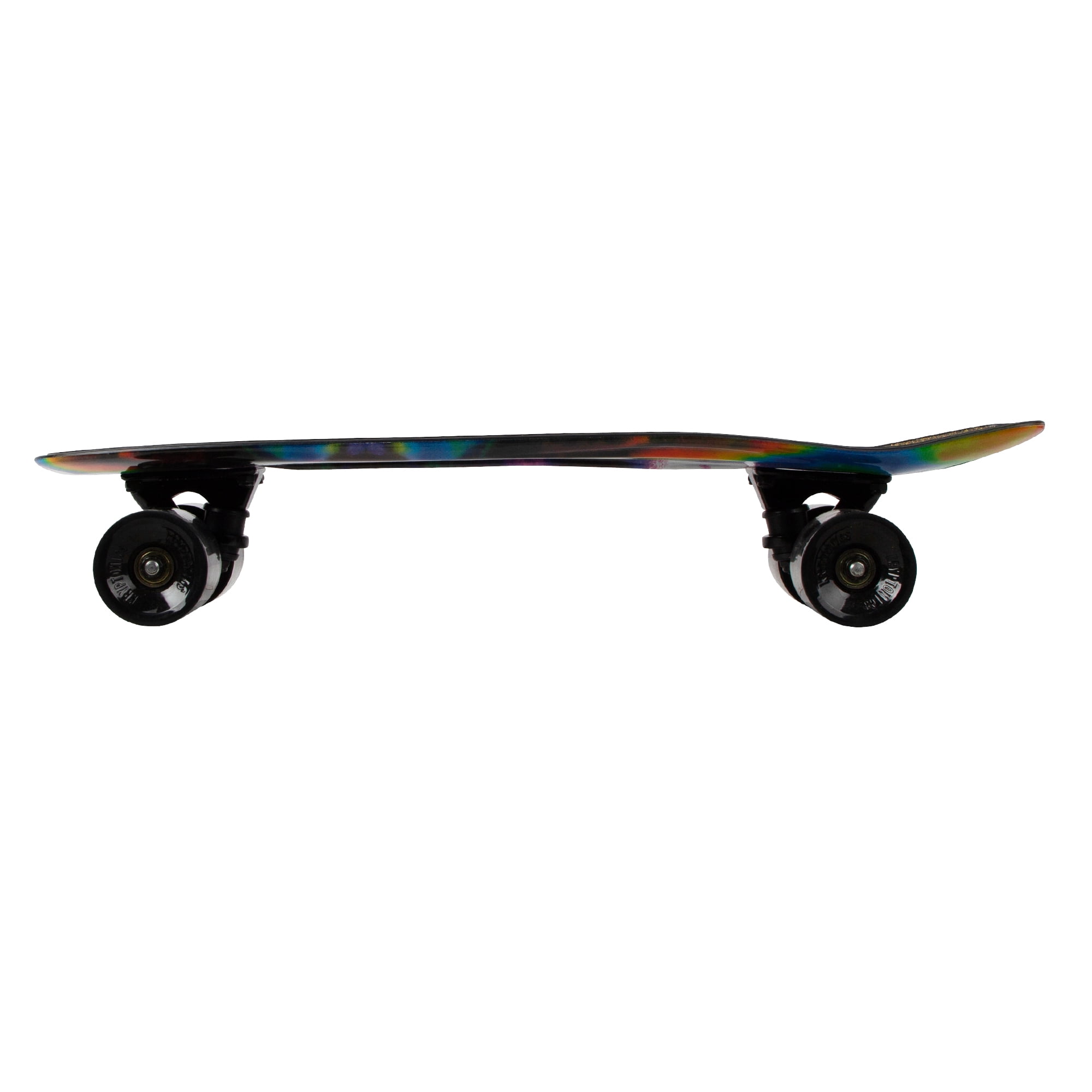 Kryptonics Original Torpedo Complete Skateboard (22.5" x 6"), Double Rainbow