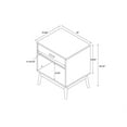 thumbnail image 2 of Linon Table de Bout en Bois Perry en Naturel, 2 of 12