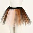 thumbnail image 4 of Povozer Tutu Skirt Girls Tulle Ballet Dance Dress Princess Skirt for Toddler(Gray,2-12T), 4 of 5
