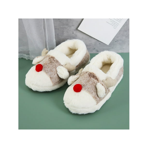 Mens fuzzy sale slippers
