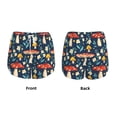 thumbnail image 5 of Lsque Colorful Mushrooms Printed Women's Running Shorts with Liner Pockets,Elastic Quick Dry Workout Athletic Gym Yoga Shorts,Womens High Waist Shorts-Small, 5 of 9