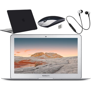 Refurbished Apple Macbook Air Plus Limited Bundle Black Case Wireless Mouse And Headset 11 6 Inch Intel Core I5 Intel Hd Graphics 5000 128gb Ssd 4gb Ram 1 Year Warranty Walmart Com Refurbished Apple Macbook Air Plus Limited Bundle Black Case Wireless Mouse And Headset 11 6 Inch Intel Core I5 Intel Hd Graphics 5000 128gb Ssd 4gb Ram 1 Year Warranty Walmart Com