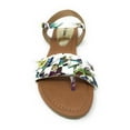 thumbnail image 3 of Victoria K Women's Printed Floral Ruffels Sandals, 3 of 5